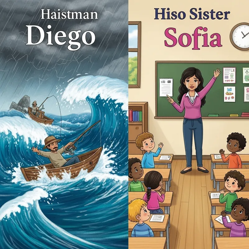 Veil of Hope: Tale of Diego and Sofia's Resilience