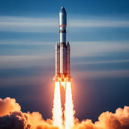 Rocket Launching into Endless Cosmos | Explore the Universe