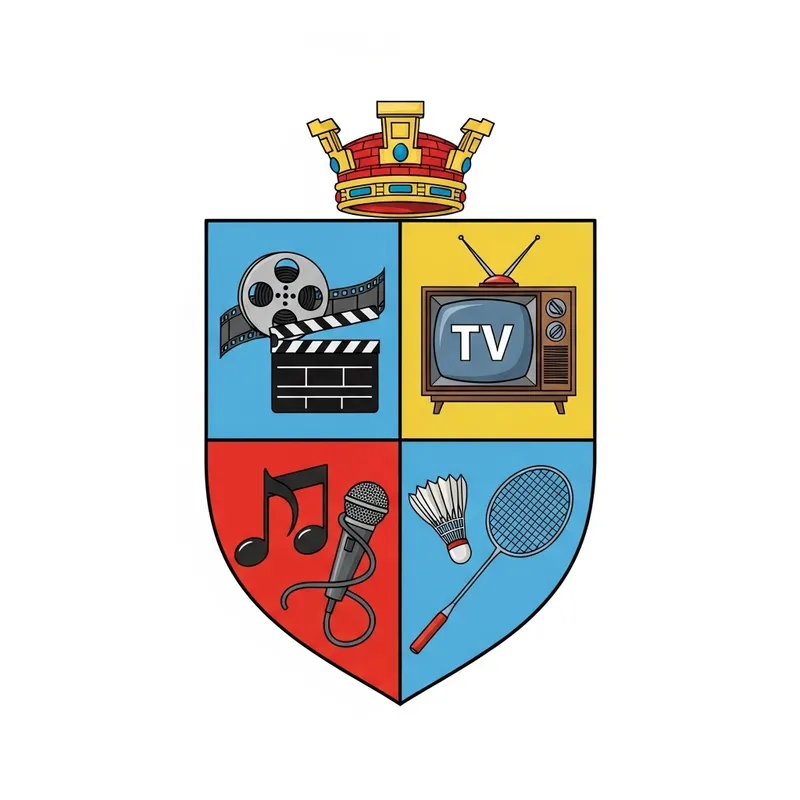 Multicultural Coat of Arms for Movies, TV Shows, Music & Badminton