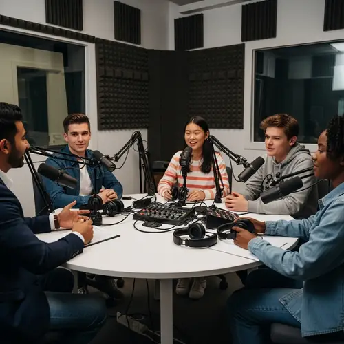 Engaging Podcast Conversation with Diverse Youth | Studio Setup