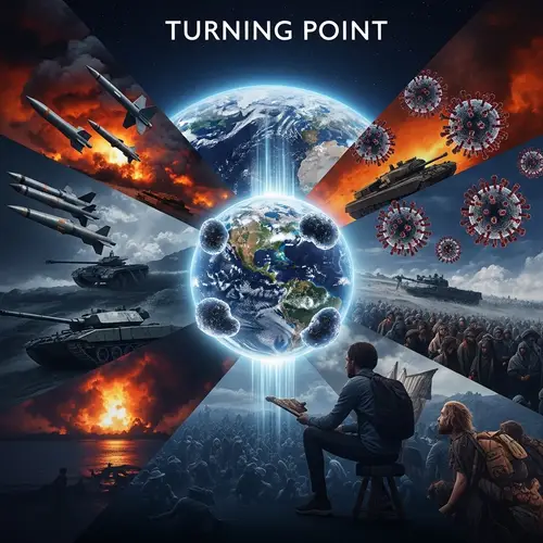 Turning Point Album Artwork: Global Perspectives & Hope for Humanity