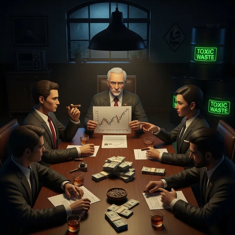 Mafia Meeting Profits Exposed: Money, High Charts & Toxic Scenario