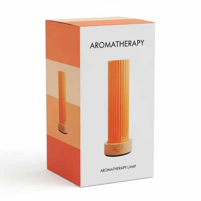 Elegant Minimalist Aromatherapy Lamp Packaging