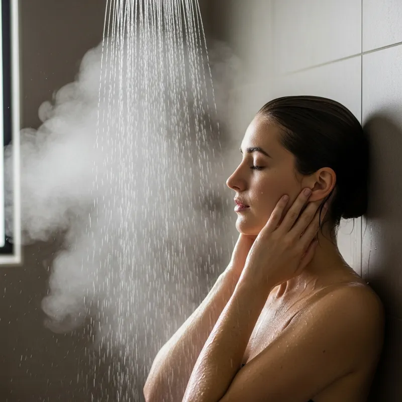 Soothing Hot Water Experience: Calm Relaxation & Fantasies