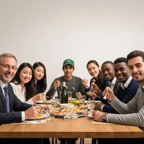 Diversity and Unity at Academic Dinner: Prof and Students' Harmony