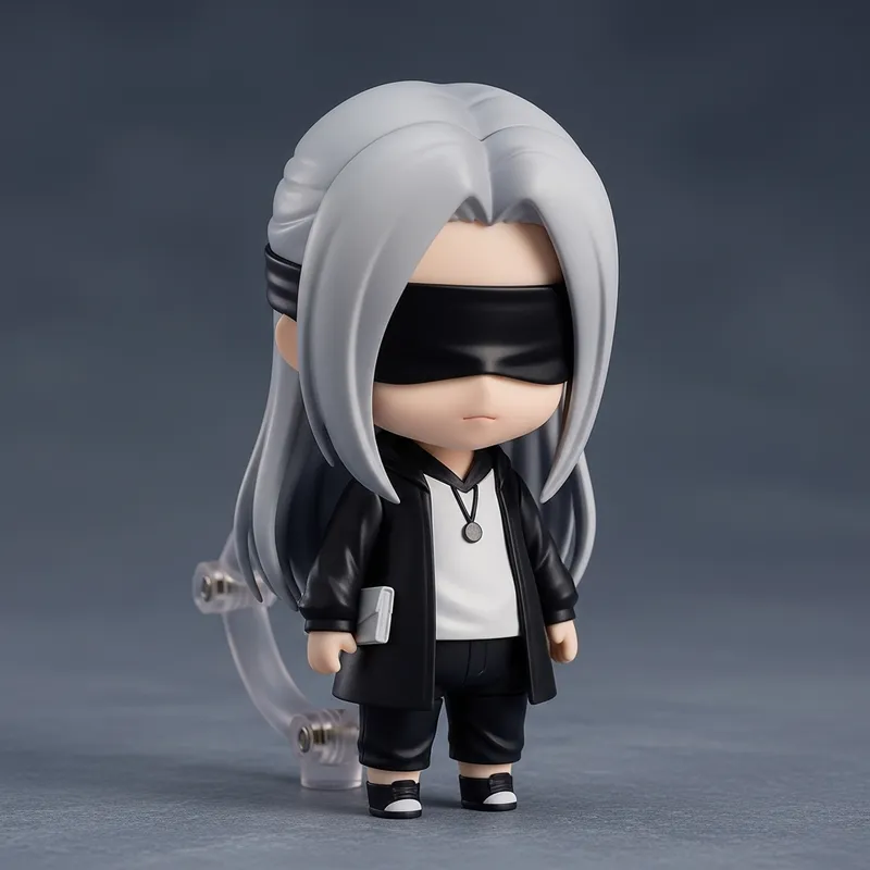 Chibi Gojo Satoru in Modern Attire