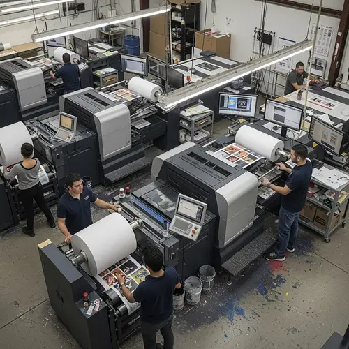 Modern Digital Print Shop with Diverse Workforce | Prints in Progress