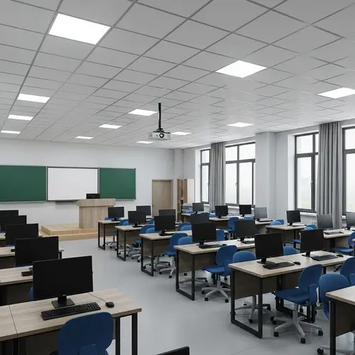 Optimal Computer Lab Layout for 50 Students