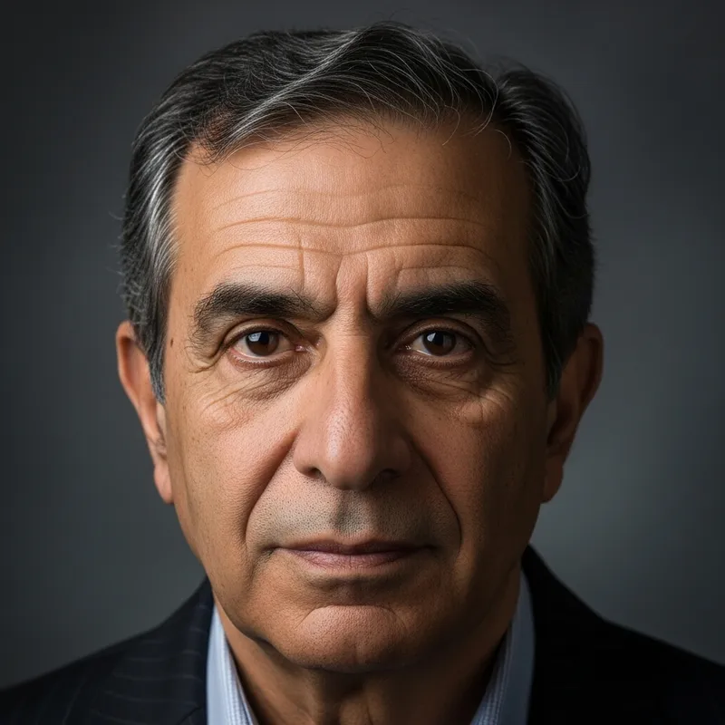 Distinguished Middle Eastern Man in 60s | Captivating Portrait of Wisdom