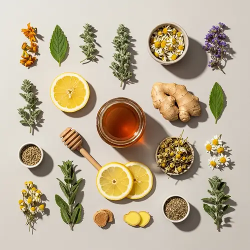 Soothing Natural Ingredients for Healthy Throat | Wellness Theme