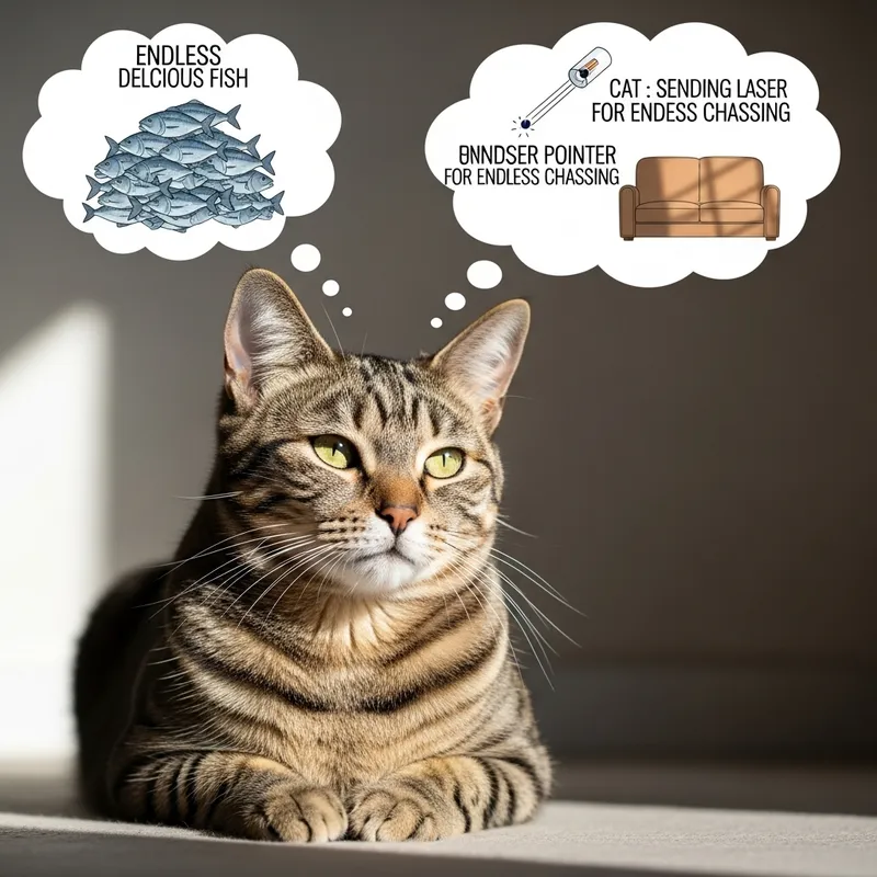 Cat Contemplating Future | Quiet & Peaceful Setting