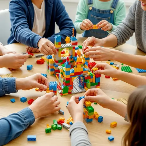 Creative Lego Building: Fun and Colorful Structure Construction