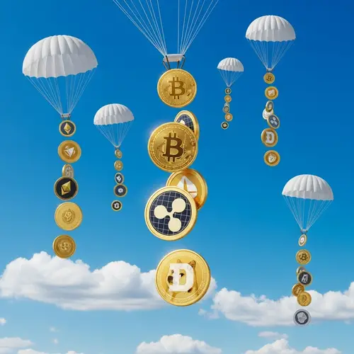 Crypto Airdrops: Golden Tokens Descending from Blue Sky