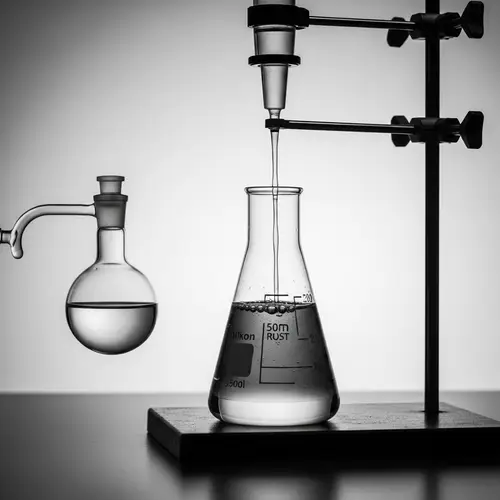 High-Contrast Titration Setup: Macro Photography