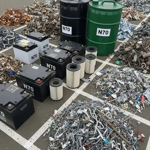 Recycling Waste: Batteries, Generator Filters, Scrap Metal & Used Oil