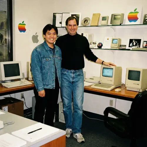 Photo of Me with Steve Jobs - A Memorable Moment