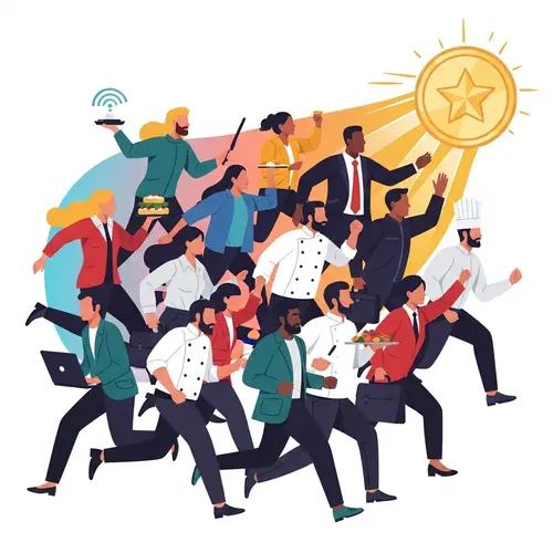 Diverse Successful Entrepreneurs | Dynamic Emblem of Success