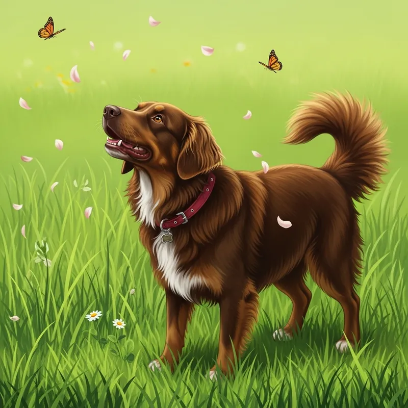 Cute Dog Enjoying Nature | Summer Fun