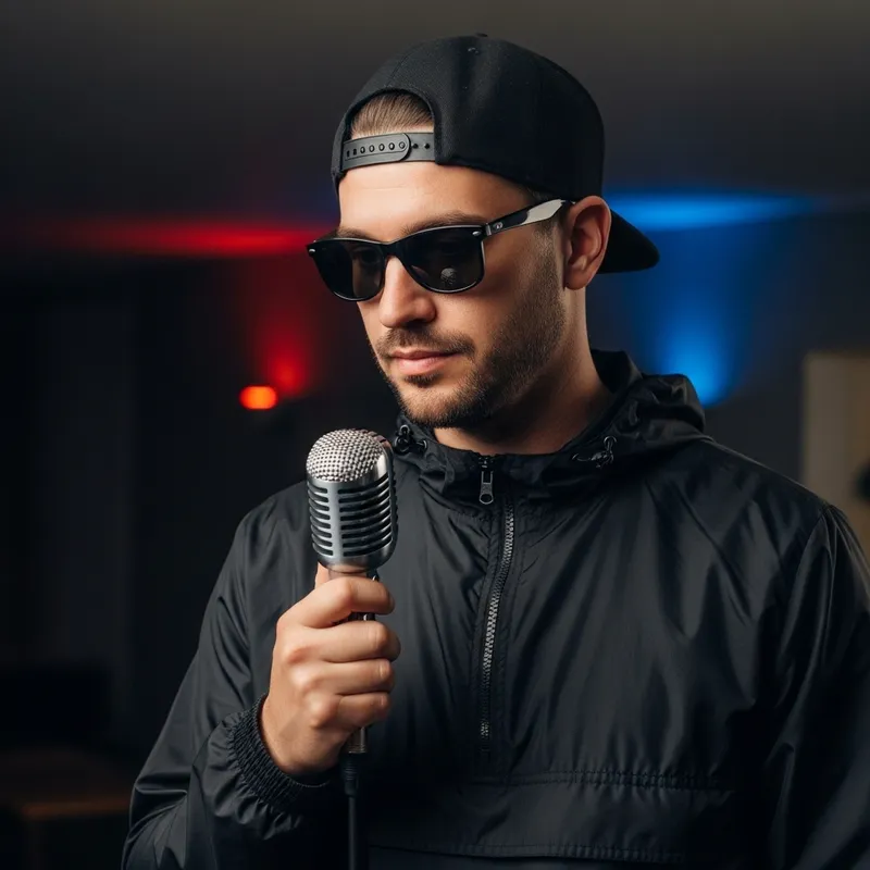 Eazy E | Vintage Microphone Portrait