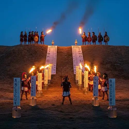 Polybius's System for Signaling Military Events: Ancient Greek Communication Method