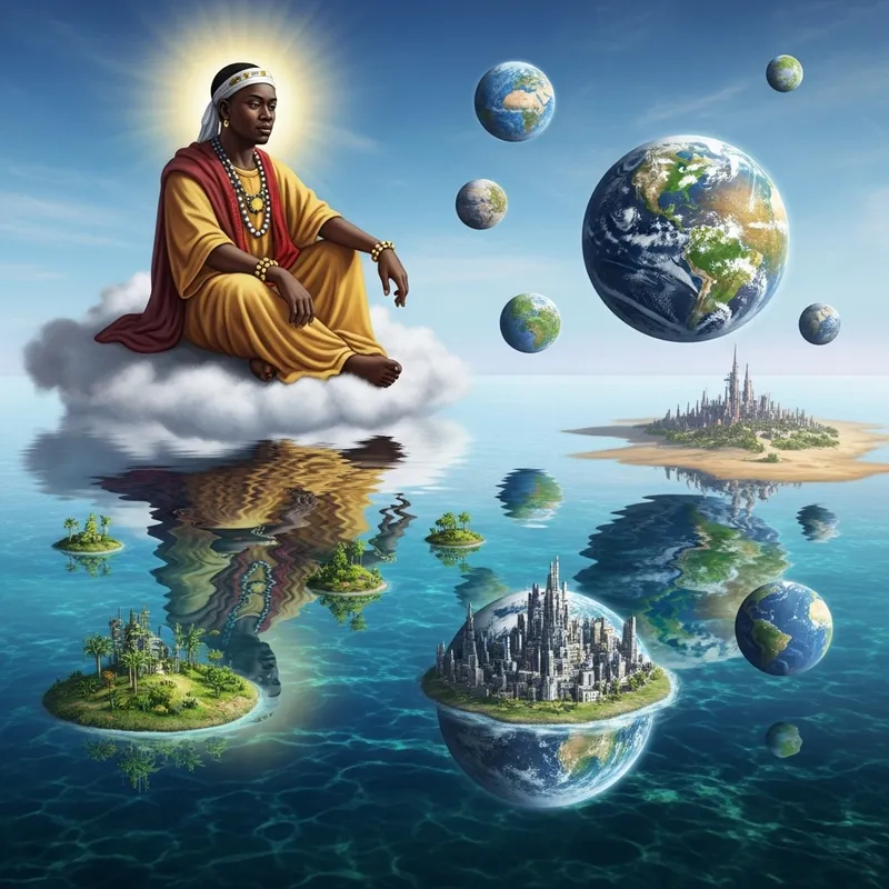 African Deity Orunmila: God of Wisdom & Divination on Cloud African Deity Orunmila: God of Wisdom & Divination on Cloud