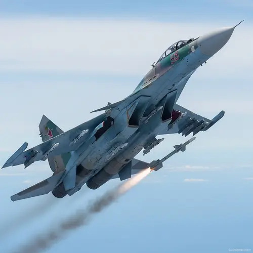 Su-47 Berkut Jet Fighter in Action | Aerodynamic Design