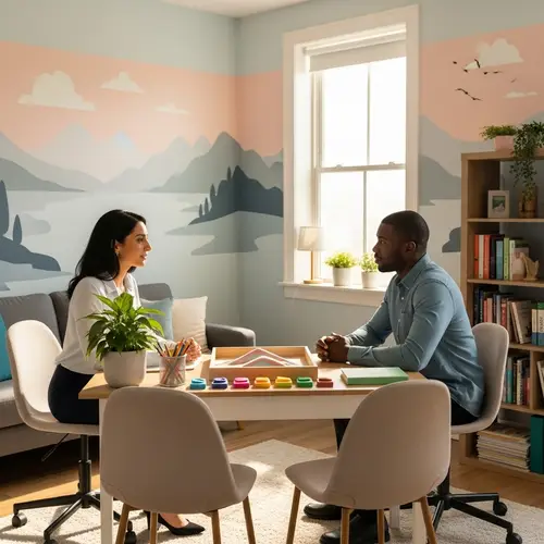 Tranquil Counselling Room for Therapy Sessions