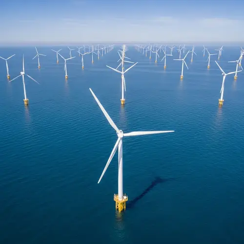 Futuristic Offshore Wind Power Plant | Renewable Energy