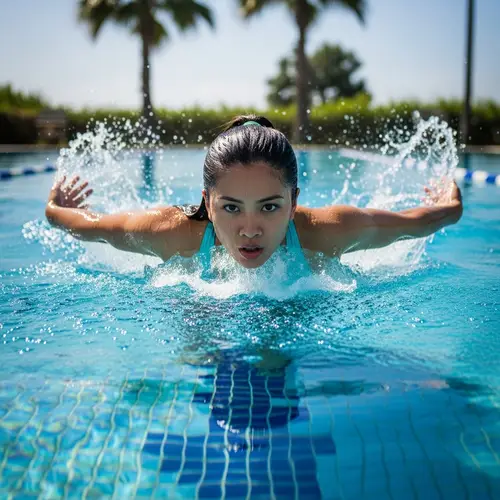 Swimming Vietnamese Woman Called Hina