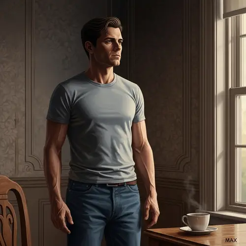 Max - Portrait of Determined Man in Casual Wear