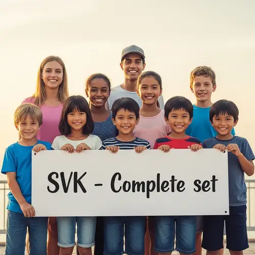 Diverse Team of Boys and Girls Spreading Joy | SVK Complete Set