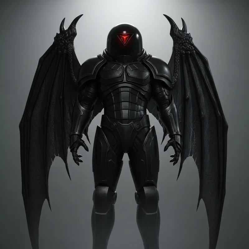 Darth Vader: Towering Figure in Intimidating Black Armor