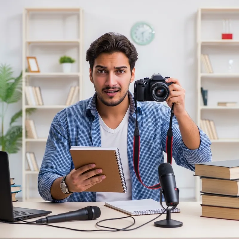 Rebellious Media Student Breaking Conventions