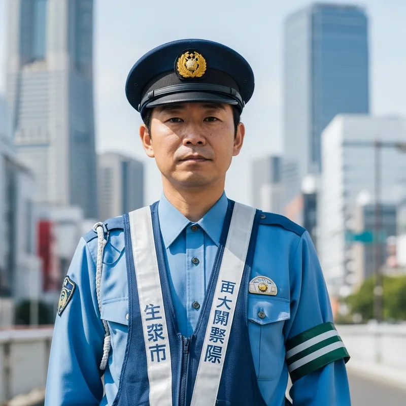 Japanese Police Officer: Upholding Law & Order