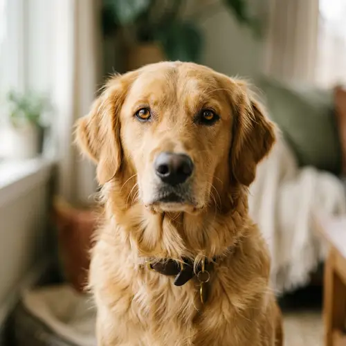 Stunning Golden Retriever Portrait Photography
