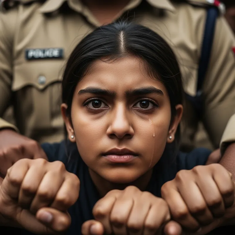 Emotional Arrest of a Revolutionary Girl - Fight for Rights