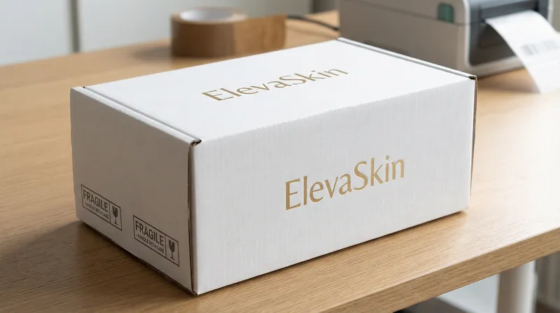 Premium Cosmetic Shipping Box Design | ElevaSkin