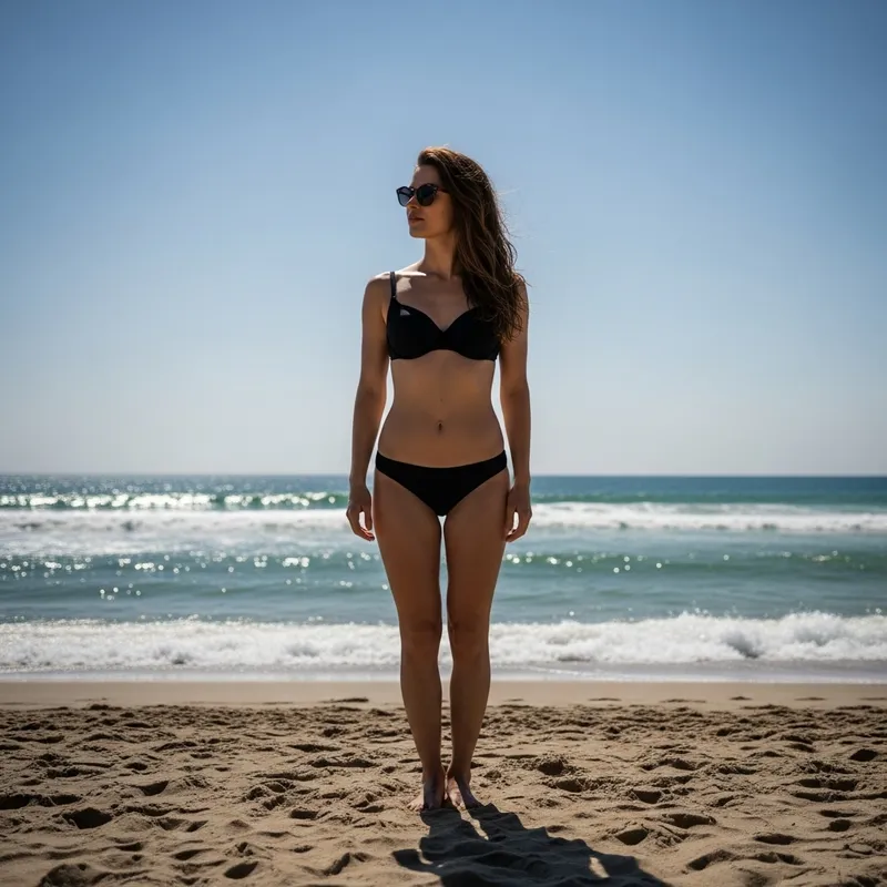 Mysterious Female Beach | 38D Cup Swimwear