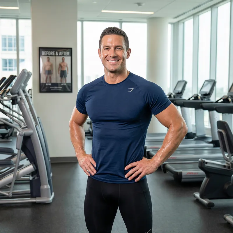 Fitness Transformation: Confident Man's Journey