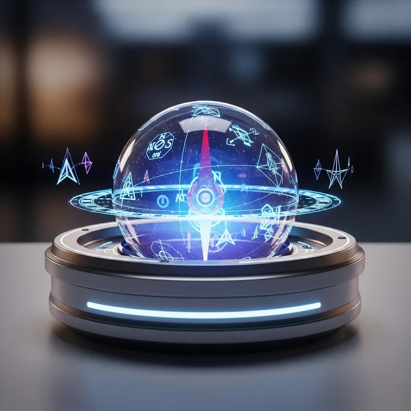 Futuristic Quantum Compass: Navigating the Future