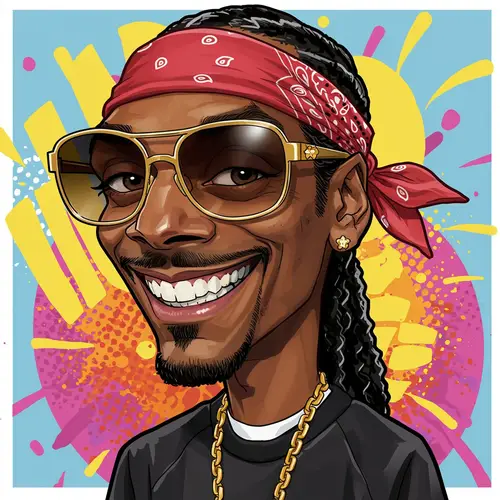 Snoop Dogg Funny Caricature Art