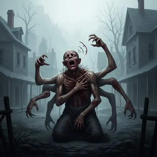 Screaming Poor Creature with Many Limbs | Silent Hill Style