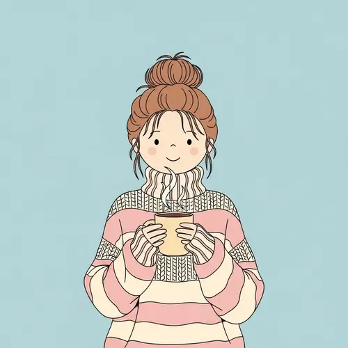 Cozy Girl Minimalist Art Trend on TikTok