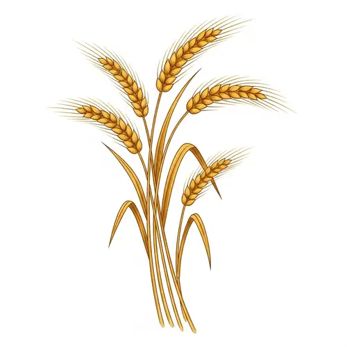 Detailed Wheat Tattoo Design - Nature's Beauty Captured