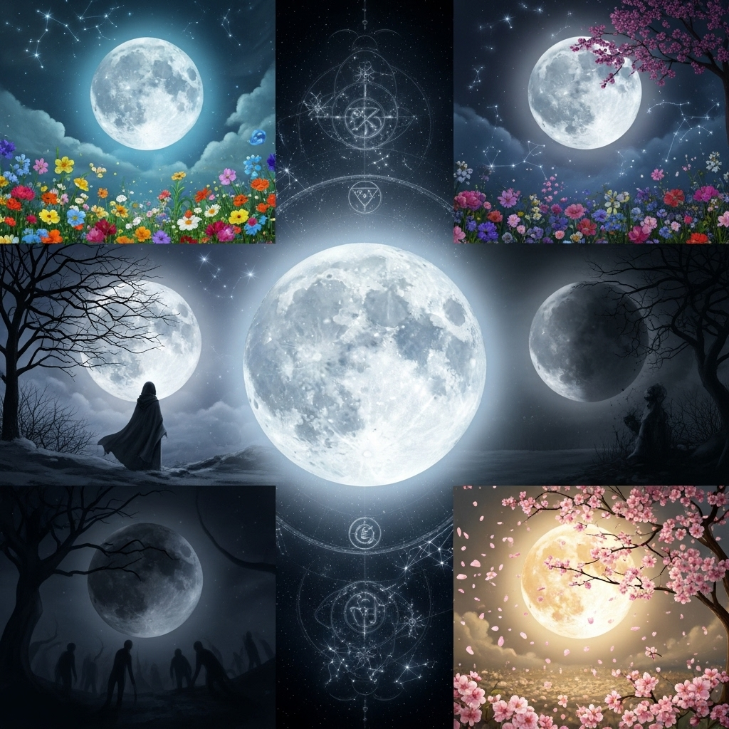 Harness Lunar Cycles to Manifest Desires | AI Art Generator