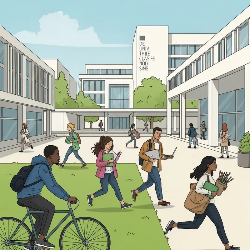 Life on Fast-Paced Campus with Diverse Students | Minimalist Architecture Life on Fast-Paced Campus with Diverse Students | Minimalist Architecture