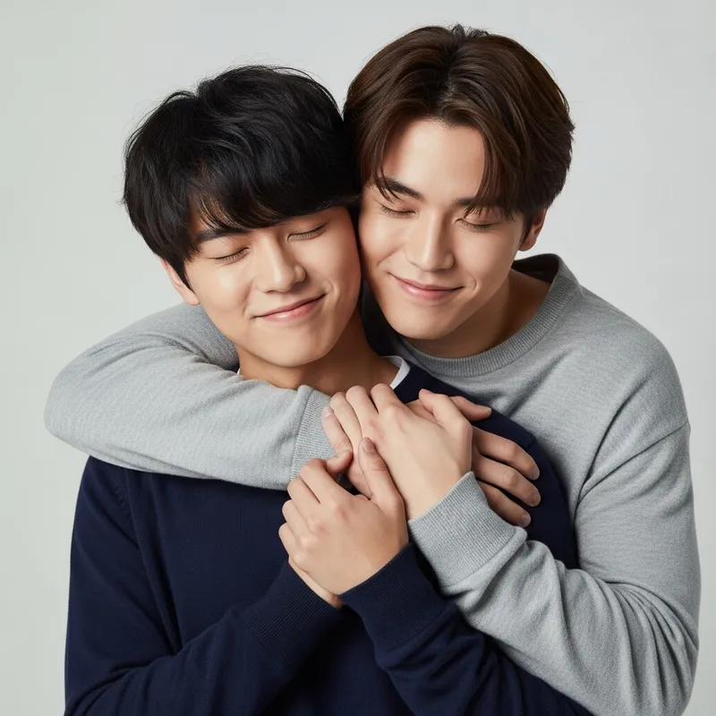 Jungkook and Taehyung Embracing - Heartwarming Brotherhood Moment