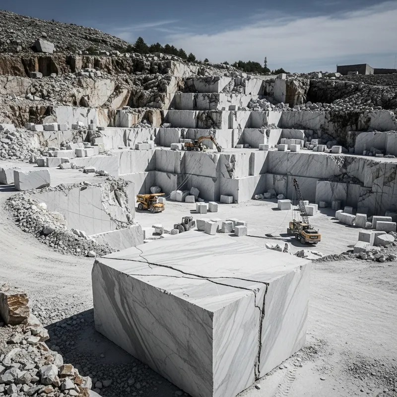 Marble Quarry: Magnificent Stone Extraction