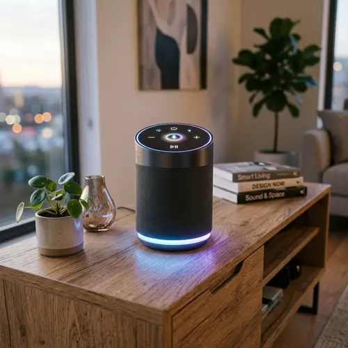 Modern Smart Speaker with Touch Interface