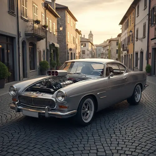 Vintage Car: A Retro-Futuristic Marvel